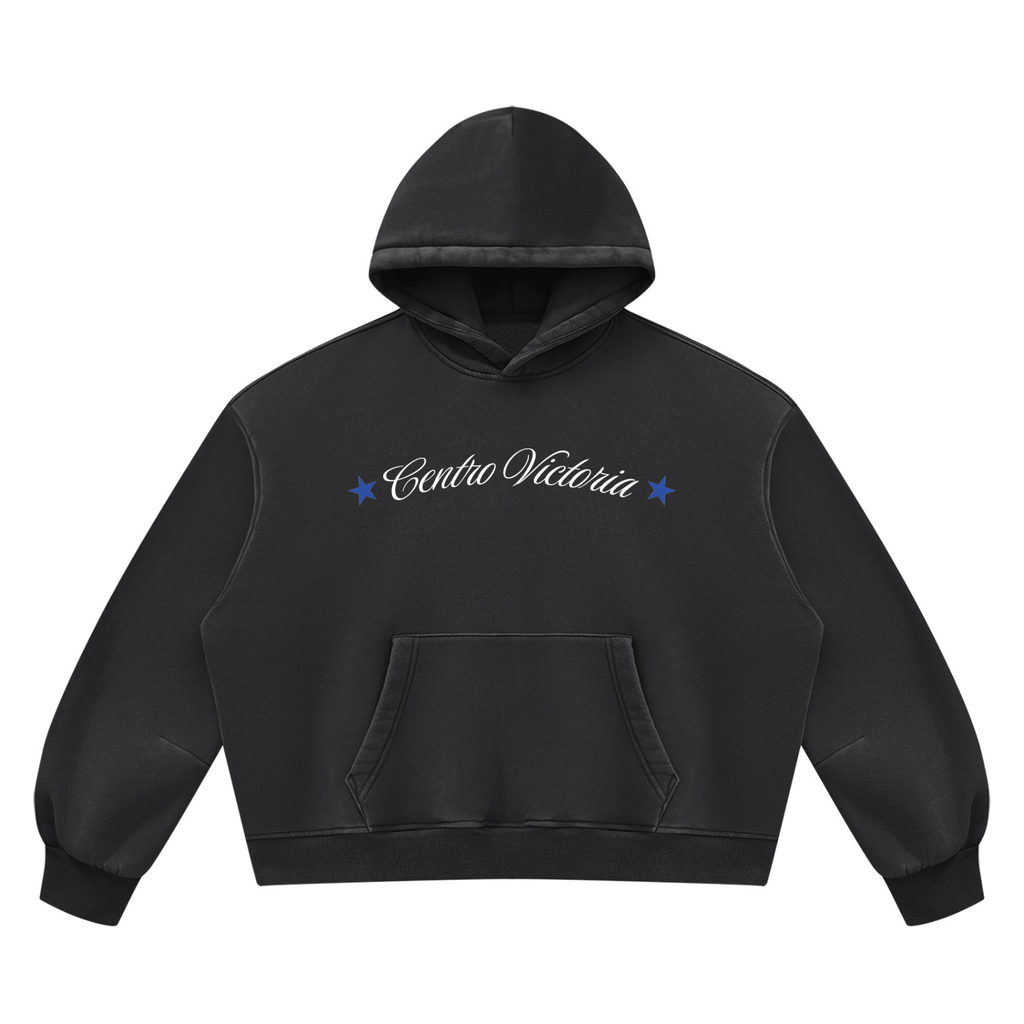Vintage Wash Boxy Fleece Hoodie - CV